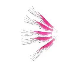 Fladen Living Shrimp Mezgit 5 Köstek Hazır Takım Çapari - 1