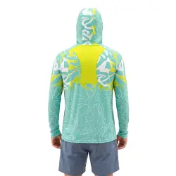 Fujin Pro Angler S26 Hooded Izohips Bold Mint T-Shirt - 3
