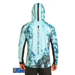 Fujin Relax S26 Buff Hoodie Mint Black T-Shirt - 3