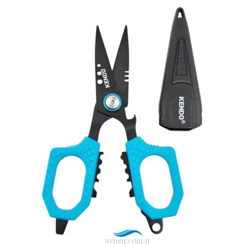 Kendo Multi-function Braid Scissors W/Sheath Makas