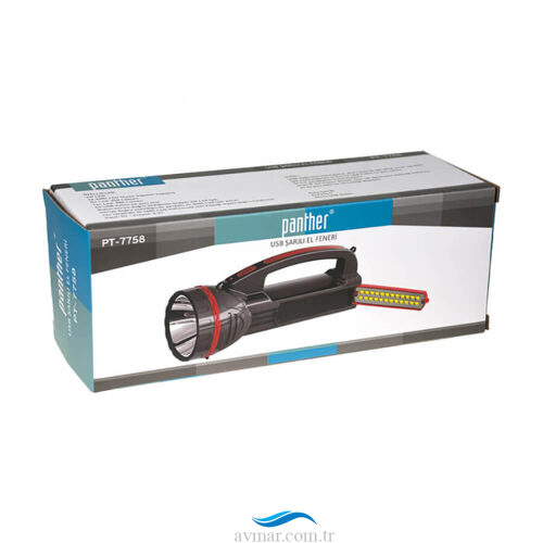 Panther PT-7758 Usb Şarjlı El Feneri - 4