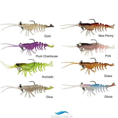 Savage Gear 3D Shrimp RTF 9cm 7gr Silikon Karides 2li