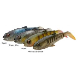 Savage Gear Craft Cannibal Paddletail 10.5cm 12gr Clear Water Mix 4lü - 1