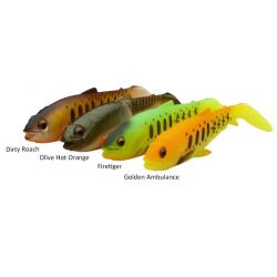 Savage Gear Craft Cannibal Paddletail 12.5cm 20gr Dark Water Mix 4lü - 1