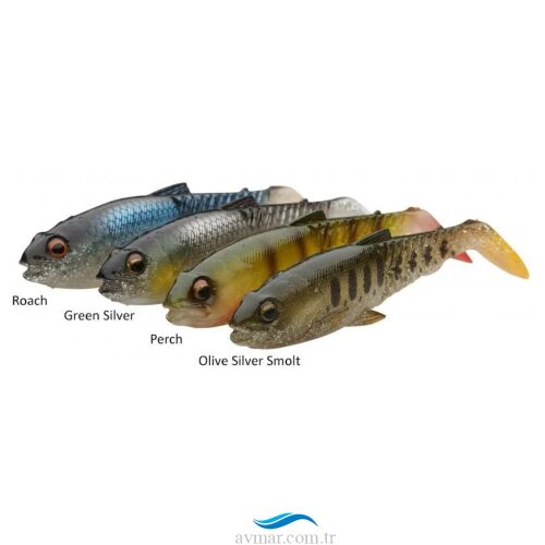 Savage Gear Craft Cannibal Paddletail 8.5cm 7gr Clear Water Mix 4lü
