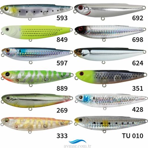 ZipBaits Fakie Dog 9cm WDT Su Üstü 12gr Sahte Maket Balık