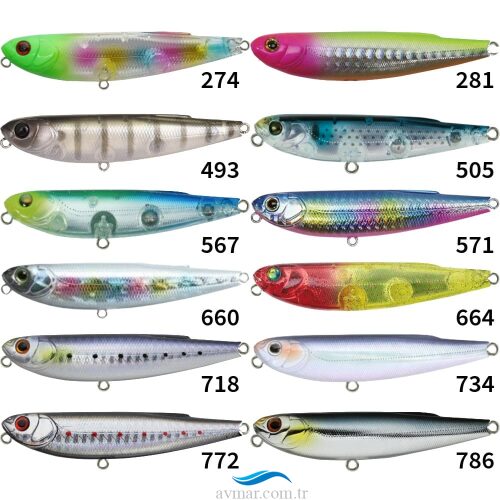 ZipBaits Fakie Dog 9cm WDT Su Üstü 12gr Sahte Maket Balık (1)